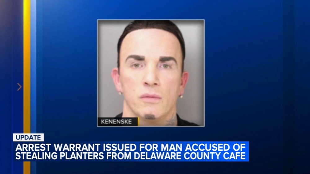 Arrest warrant issued after flower planters stolen from outside nonprofit inclusive cafe in Delco