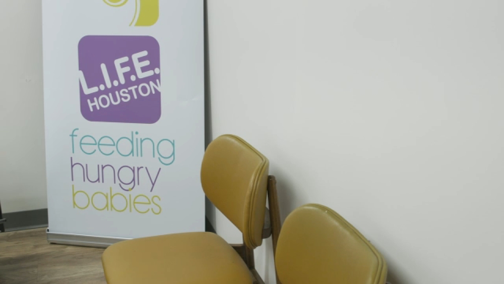 LIFE Houston holding formula drive to combat infant hunger