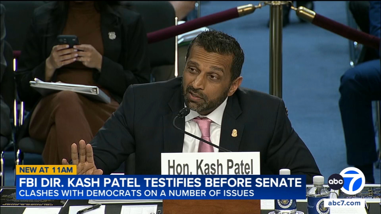 Kash Patel clashes with Democrats during Senate committee hearing