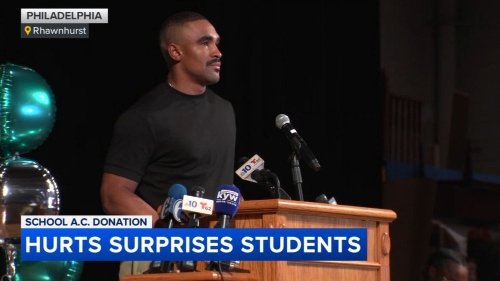 Jalen Hurts donates $600,000 to upgrade HVAC system at Northeast High School