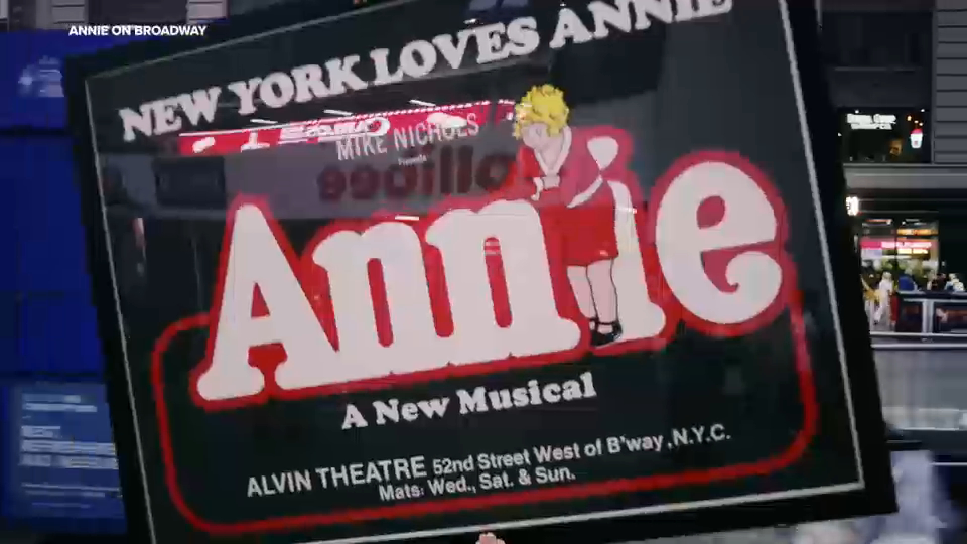 'Annie' returns to Broadway in honor of 50th anniversary