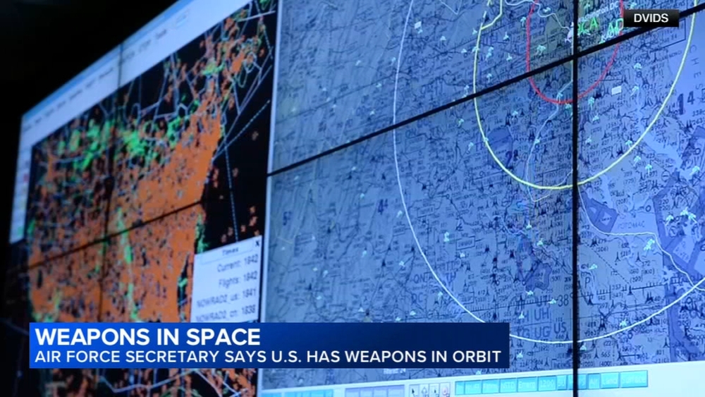 Air Force secretary acknowledges the US has weapons in space