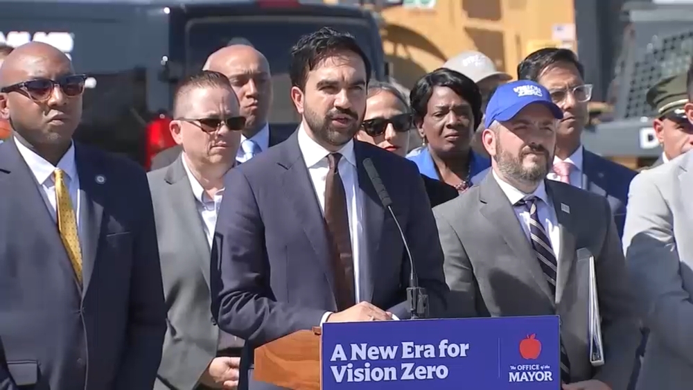NYC mayor unveils plan to make city streets safer