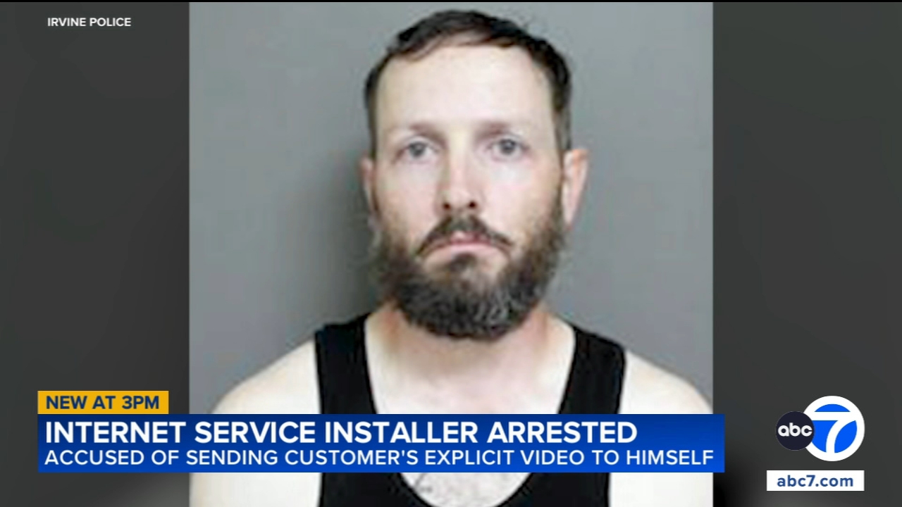 Internet installer allegedly sent customer's explicit video to self