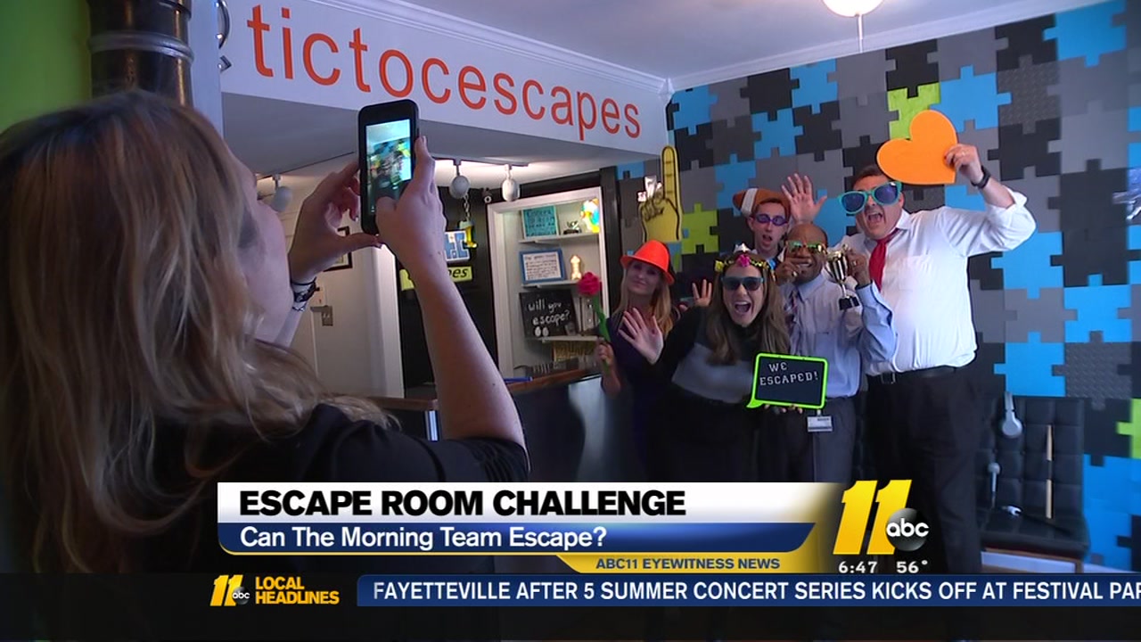 John, Barbara, Don, Amber take on an Escape Room challenge! - ABC11  Raleigh-Durham