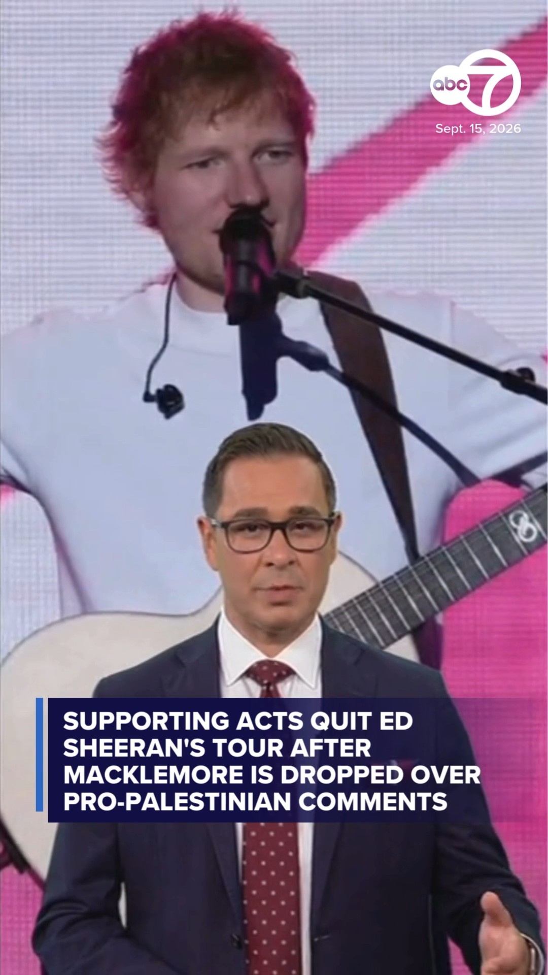 Supporting acts quit Ed Sheeran's tour after Macklemore controversy