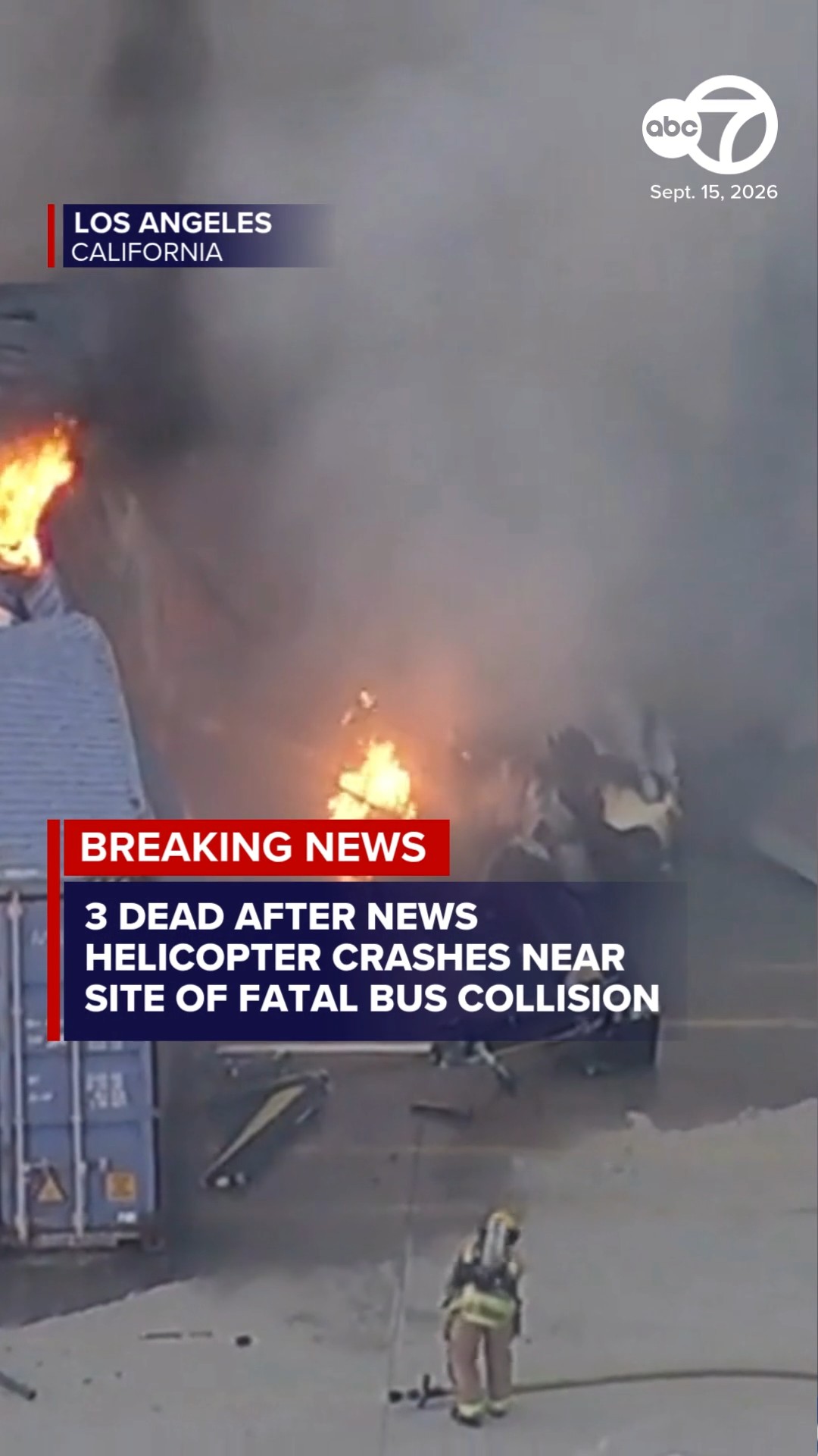 3 dead after news helicopter crashes near fatal SoCal bus collision