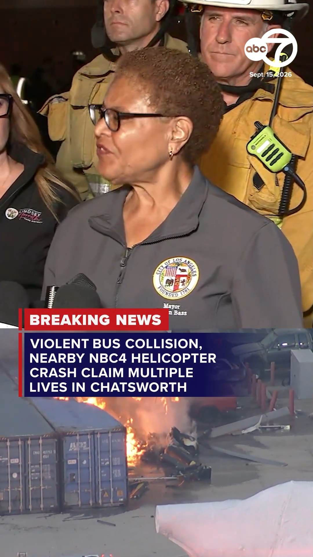 Bus crash, nearby NBC4 helicopter crash claim multiple lives in LA