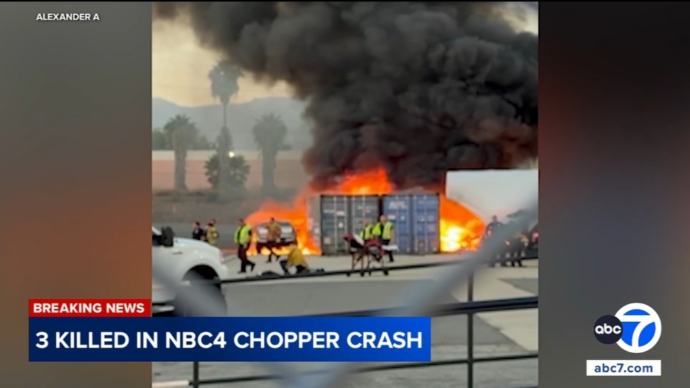 Witness describes aftermath of NBC4 helicopter crash in Chatsworth
