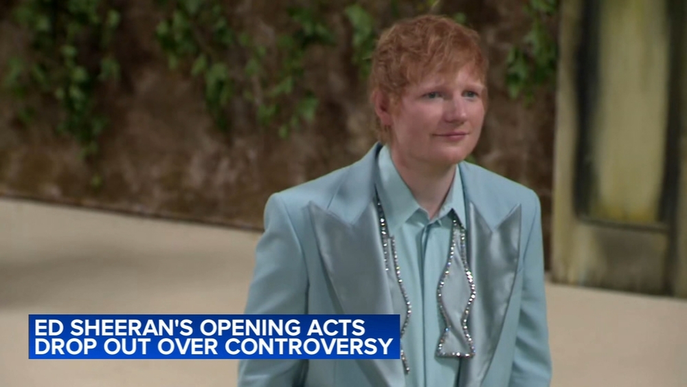 Supporting acts quit Ed Sheeran's tour after Macklemore is dropped over pro-Palestinian comments