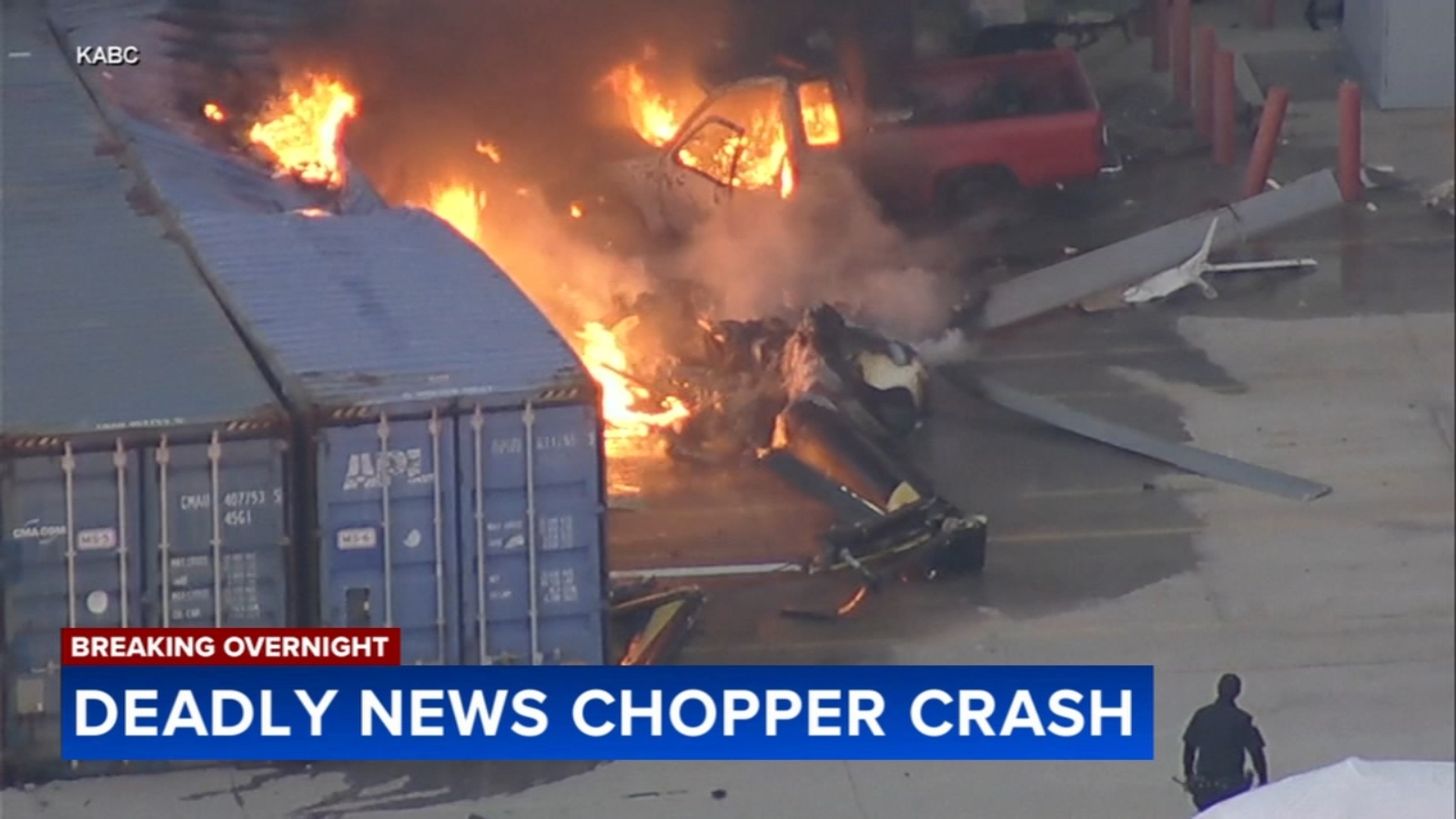 Photo: abc7news.com 3 Dead in LA News Helicopter Crash Following Bus Collision Coverage