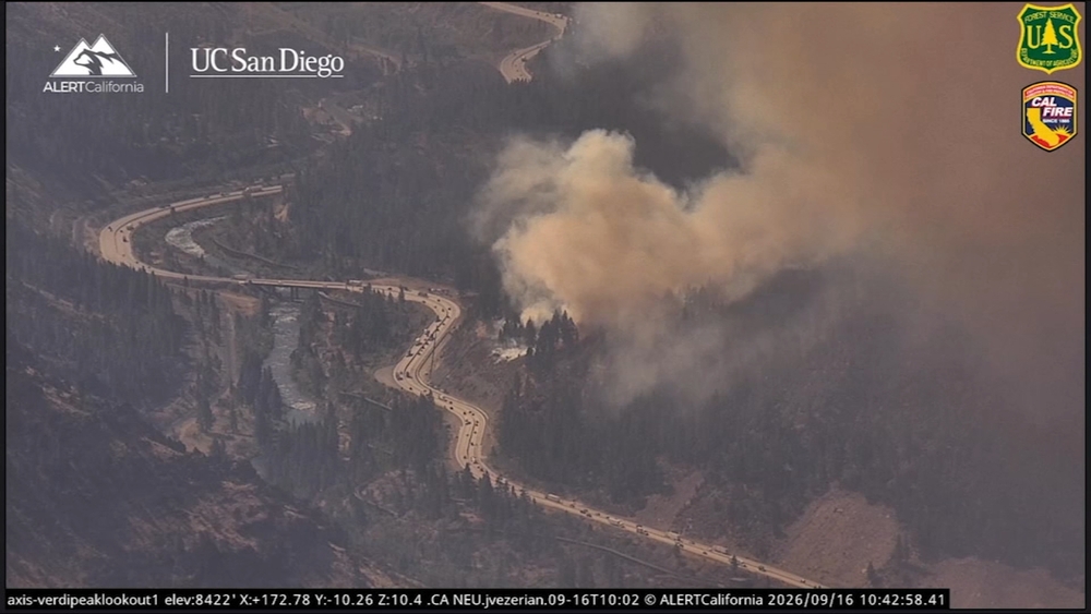 Fire burning near CA-NV border prompts evacuation warnings: sheriff