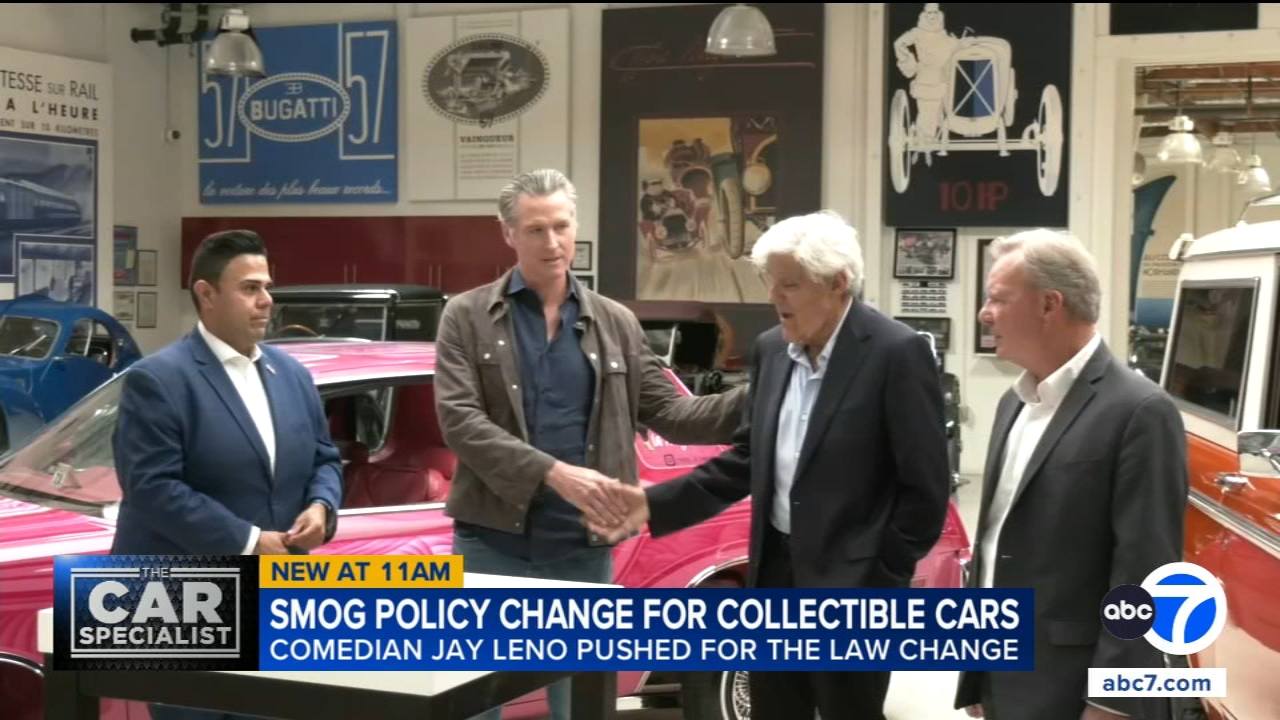 Newsom signs Leno's Law, exempting more classic cars from smog tests