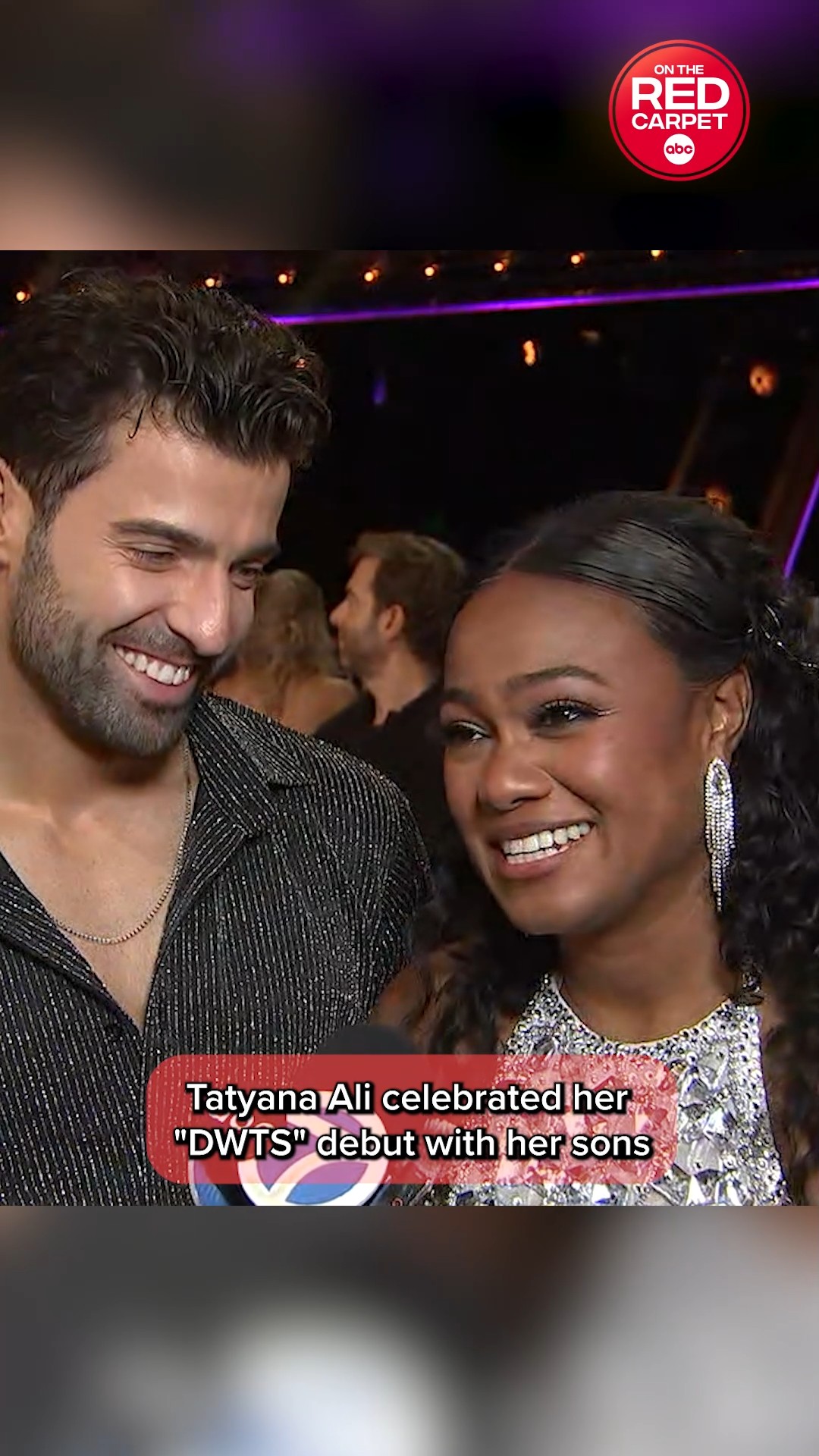 Tatyana Ali got to celebrate her 'DWTS' debut with her sons
