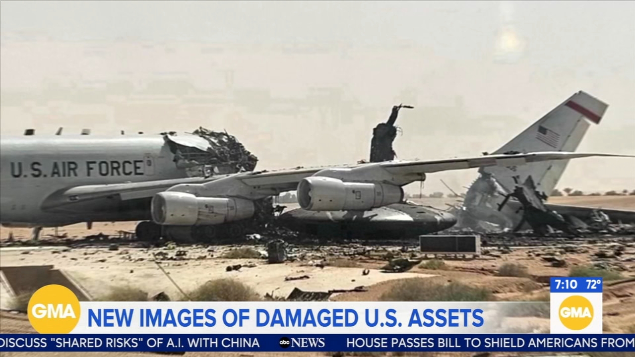 Photos show extensive damage to US Middle East bases