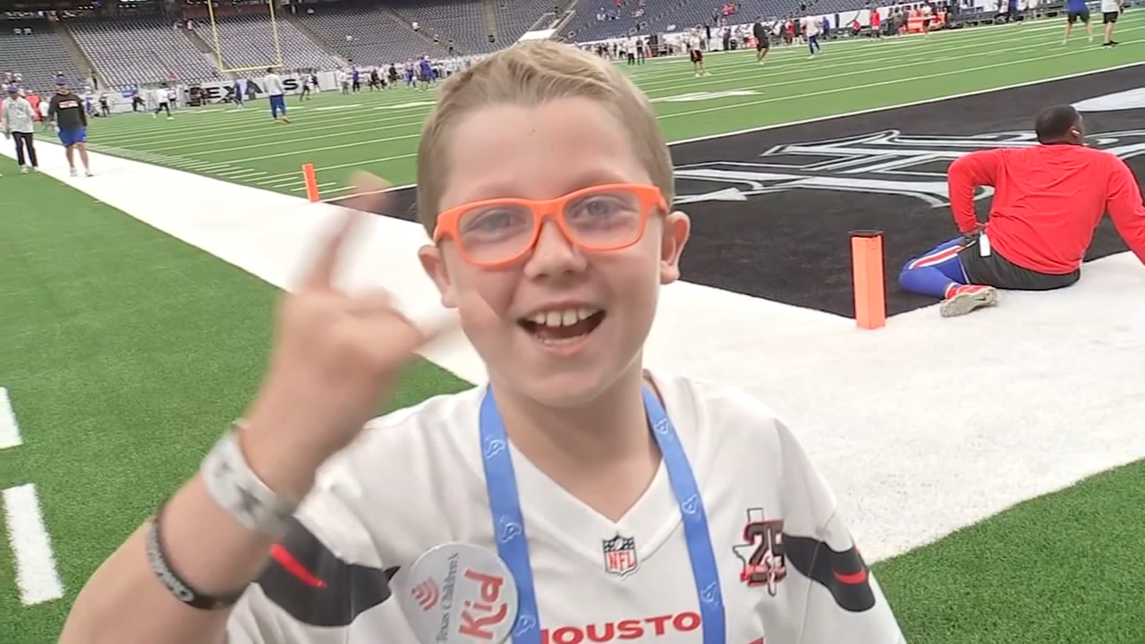 Young cancer survivor sees his Houston Texans dream come true
