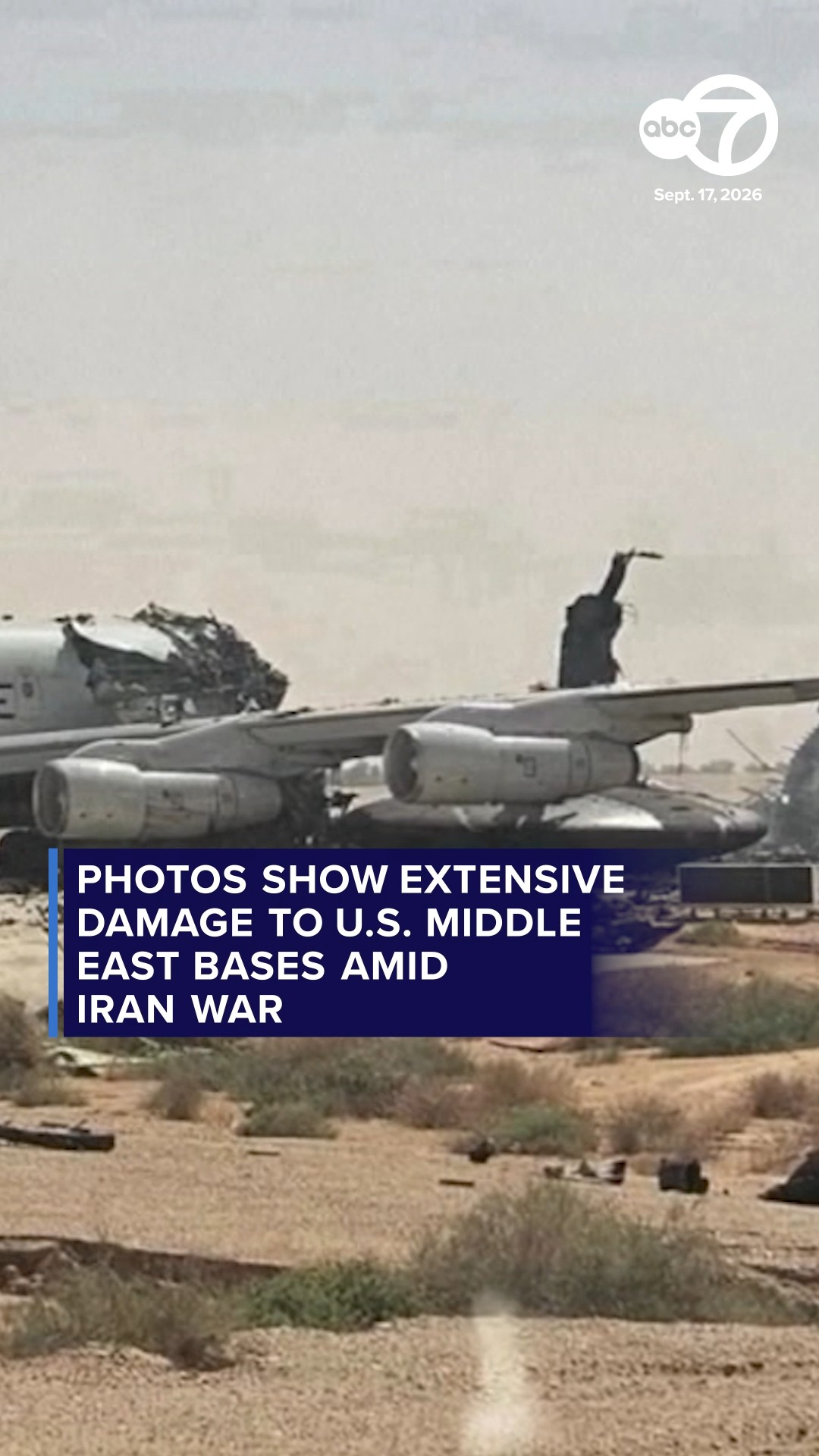 Photos show extensive damage to US Middle East bases amid Iran war