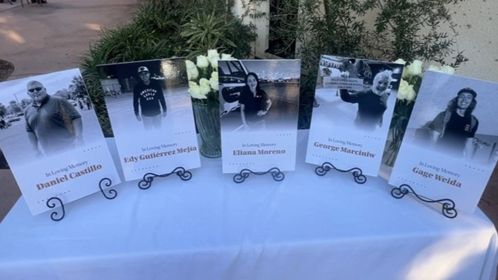 Coverage image for: Community pays tribute to those killed in NBC4 helicopter, bus crashes in Los Angeles