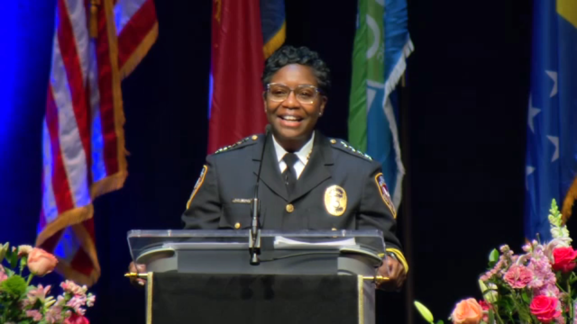 New Durham police chief sworn in, honors victims and vows to fight violent crime