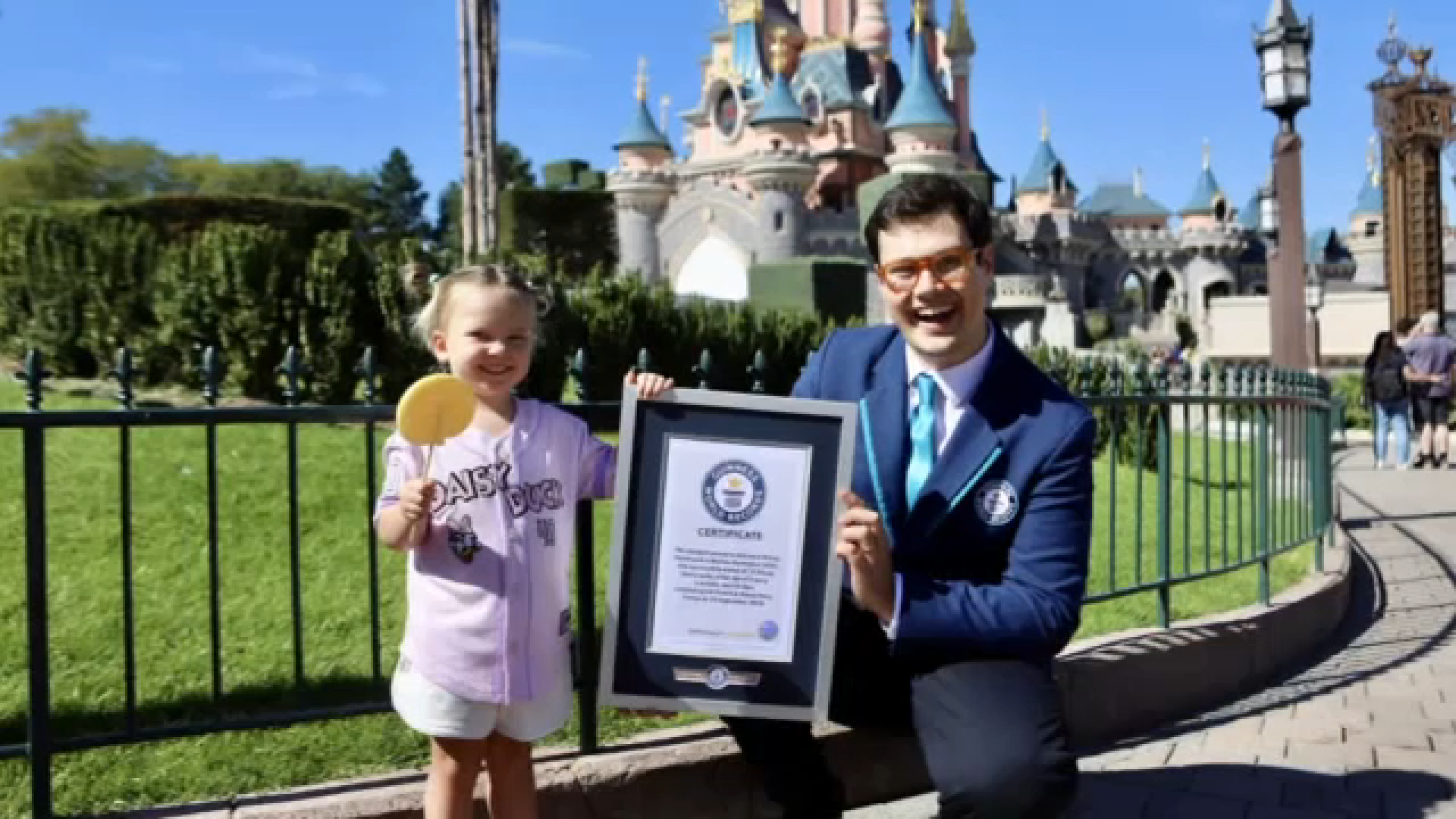 3-year-old becomes youngest person to visit all 12 Disney parks across globe, Guinness World Records announces