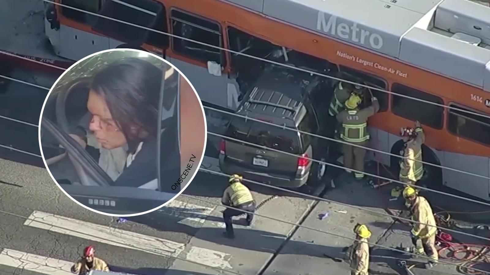 New video shows bloodied suspect moments after deadly Metro bus crash in Chatsworth