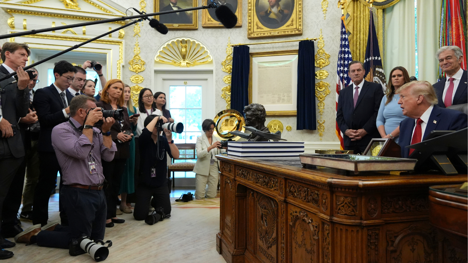 Trump says he is banning CNN, MSNOW and Politico from the White House