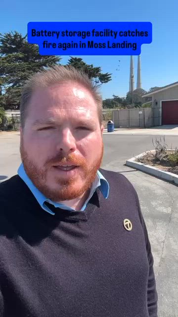 Moss Landing Battery facility catches fire again