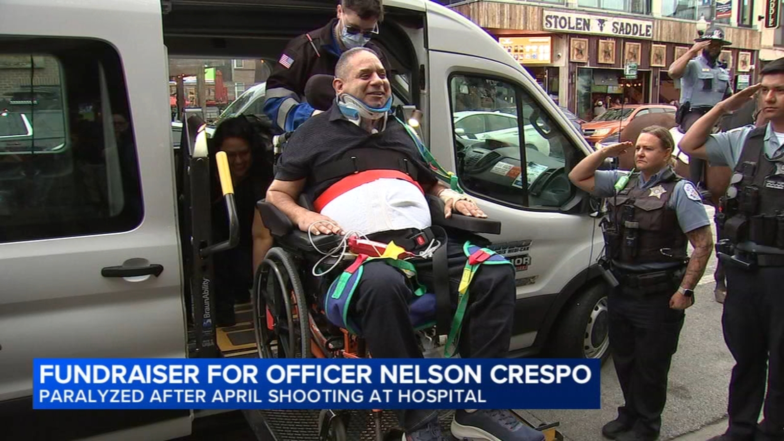 Coverage image for: Fundraiser honors wounded Chicago Police Officer Nelson Crespo, supports ongoing recovery after Swedish Hospital shooting