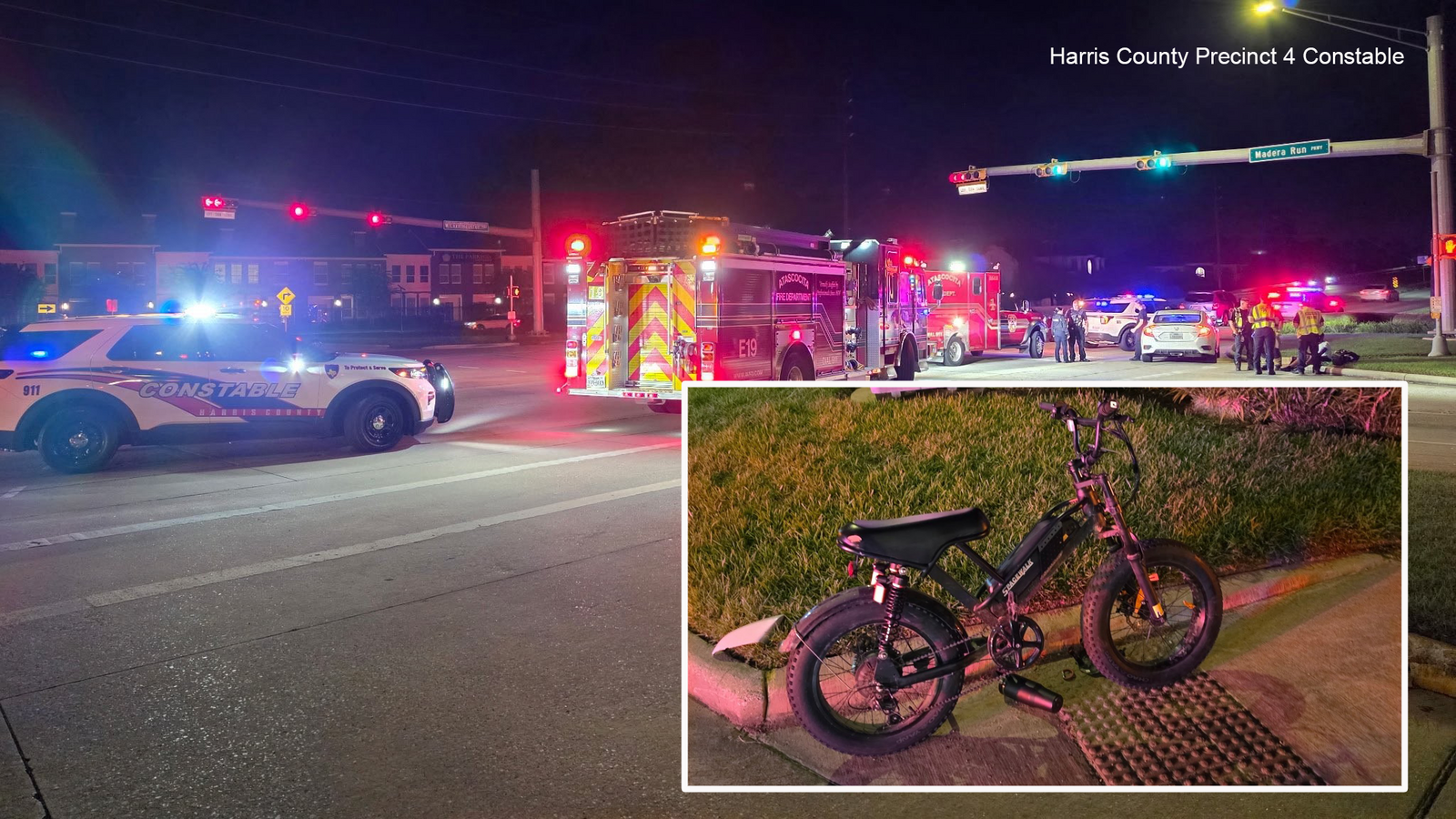 Teen on e-bike struck by vehicle in Atascocita area, Precinct 4 says
      