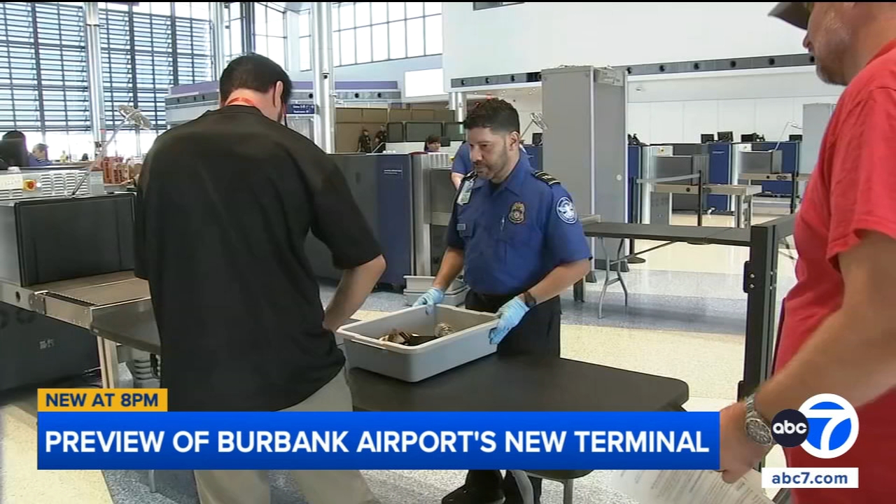 Hollywood Burbank Airport tests new terminal ahead of grand opening