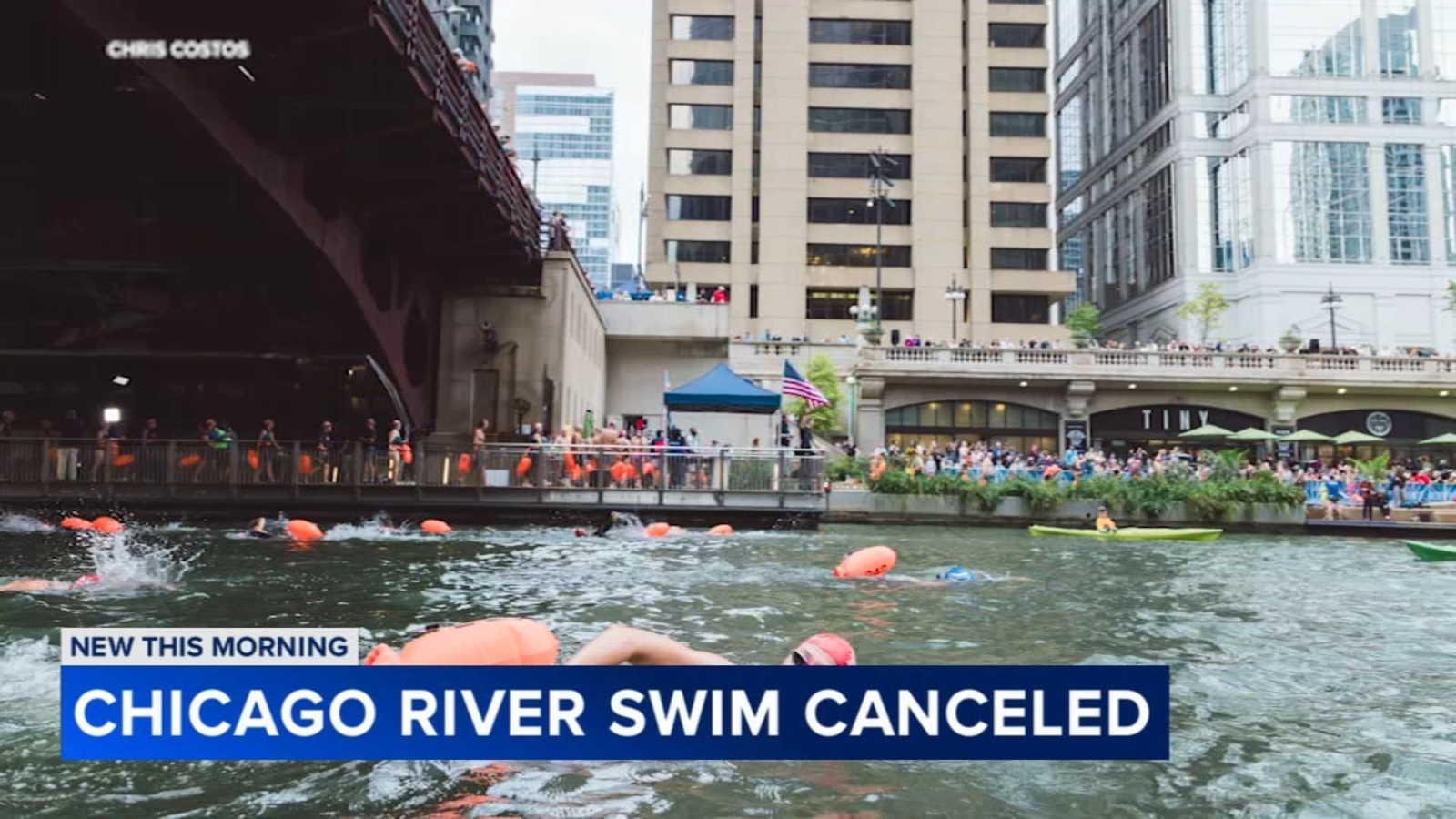 Chicago River Swim canceled due to weather-related safety concerns; Flood Watch in effect for area