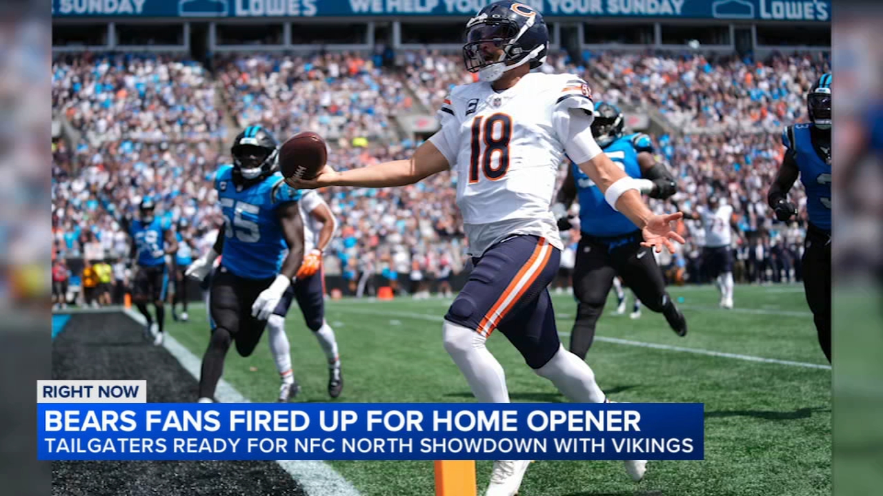 Ben Johnson and Brian Flores face off again as the Bears take on Vikings in home opener