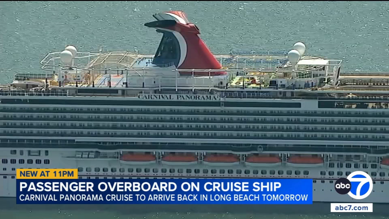 Passenger goes overboard on Carnival cruise ship heading to Long Beach