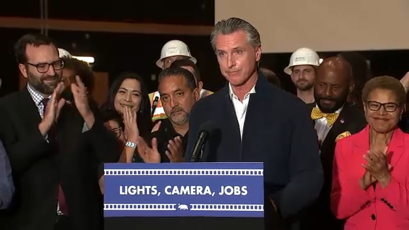 Mayor Karen Bass, Councilmember Nithya Raman praise Governor Gavin Newsom’s signing of bill to expand film and TV tax credits Mayor Karen Bass, Councilmember Nithya Raman praise Governor Gavin Newsom’s signing of bill to expand film and TV tax credits
