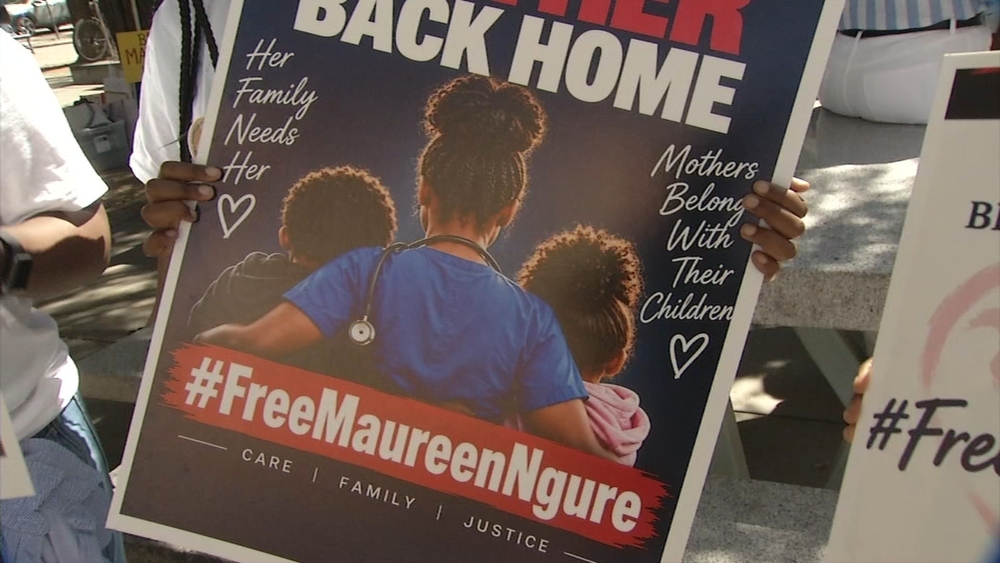 Rally held in support of Bay Area mother, nurse detained by ICE 
