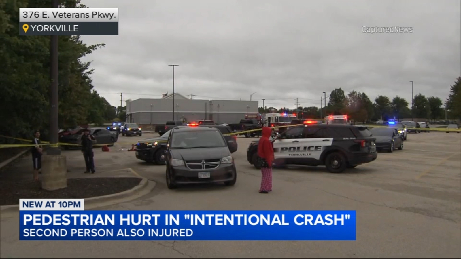 Sandwich man dies after 'intentional' hit-and-run crash in Yorkville; 1 arrested in Oswego: police
      