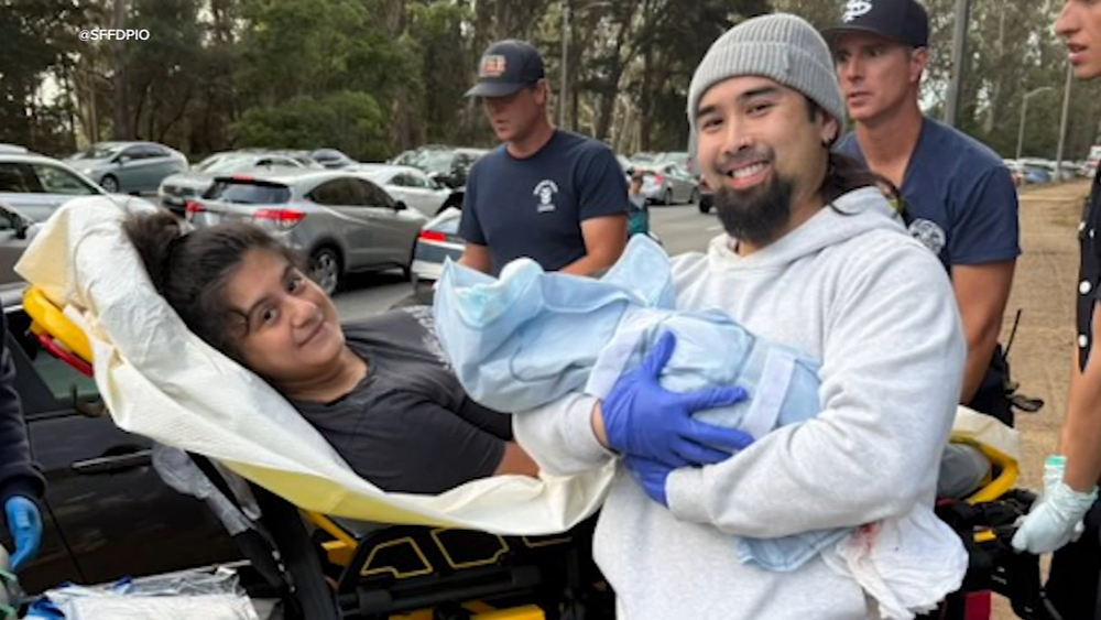 Baby girl born on roadside in heavy Golden Gate Park traffic