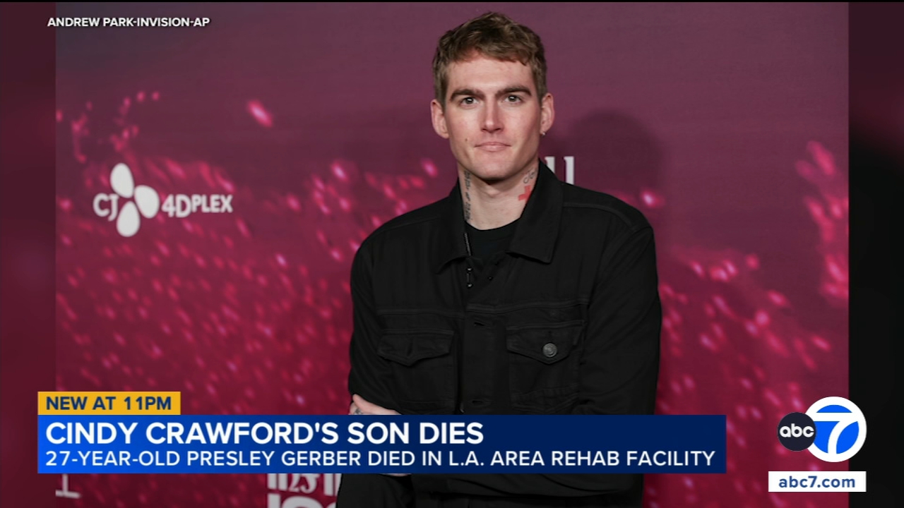 Cindy Crawford's son Presley Gerber dies at 27