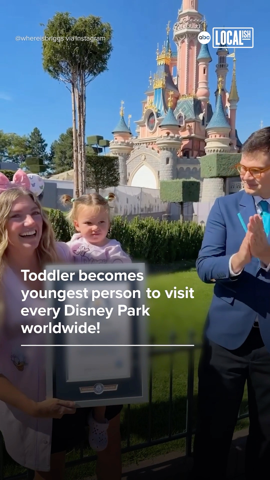 Meet the youngest person to visit every Disney Park worldwide!