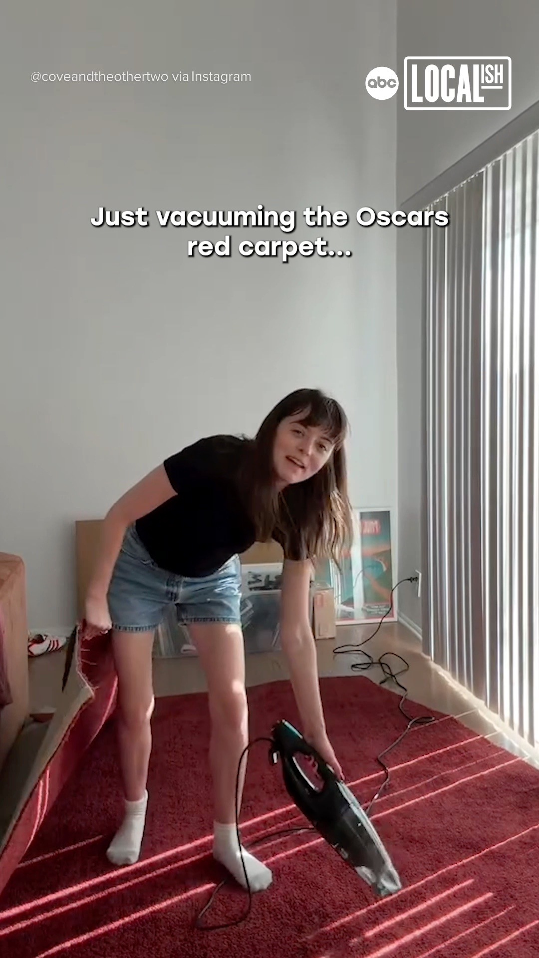She went looking for a rug — and came home with a red carpet!