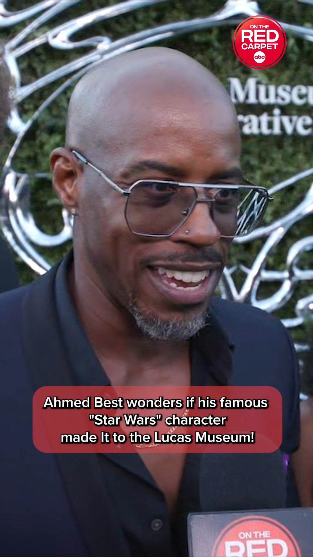 Ahmed Best is curious to see Jar Jar Binks made it to the Lucas Museum