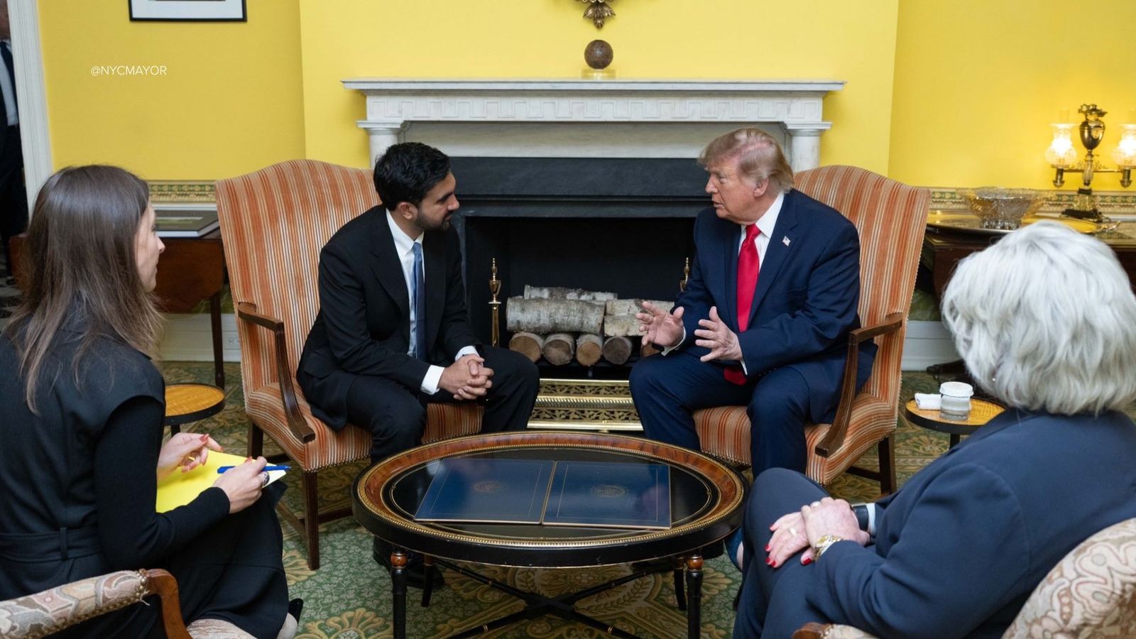 Photo: ABC7 New York Mayor Mamdani and President Trump Discuss Housing and Immigration at Gracie Mansion