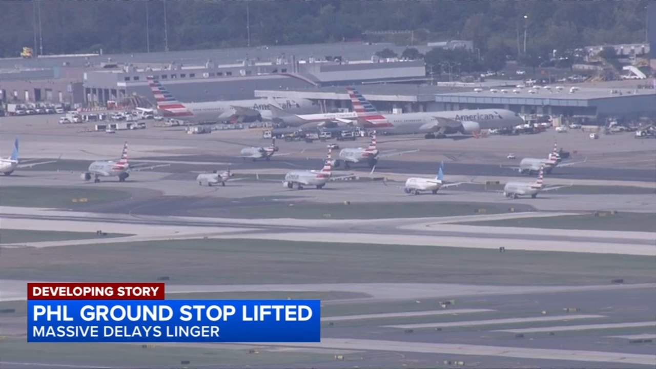 Travel delays linger after equipment outages force ground stops at Northeast airports, including PHL