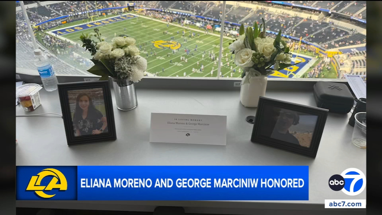 Rams honor NBC4 reporter, pilot killed in helicopter crash