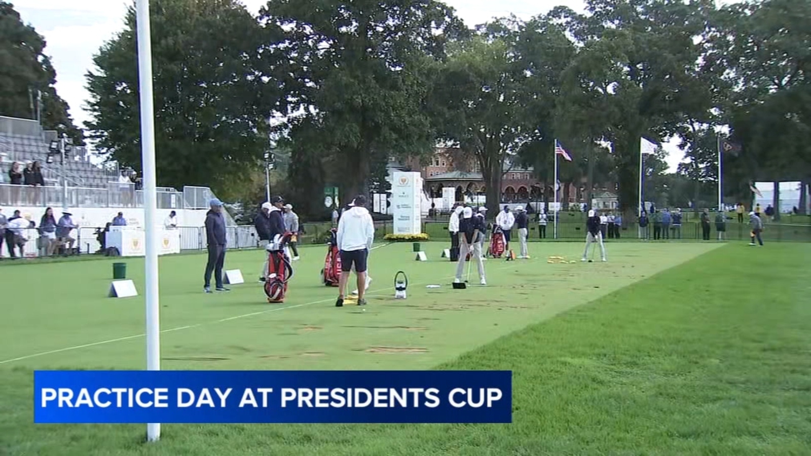 Practice begins at Medinah ahead of President's Cup golf tournament
      