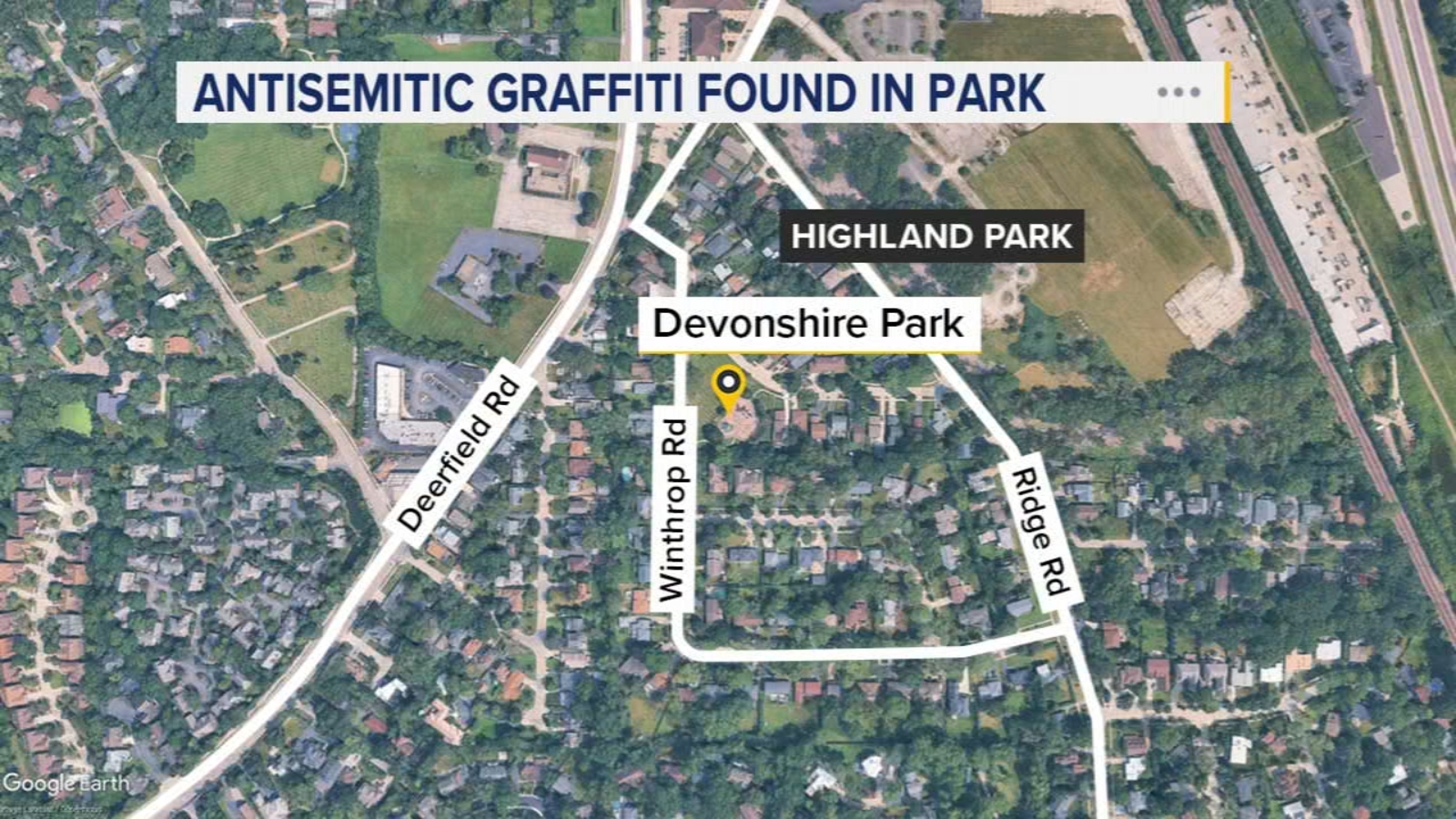 Swastika found painted on slide at Highland Park playground: officials
      