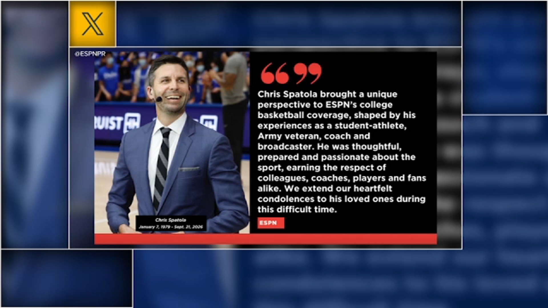 Chris Spatola, ESPN Analyst and Son-in-Law of Duke Legend Coach K, Dies Suddenly at 47