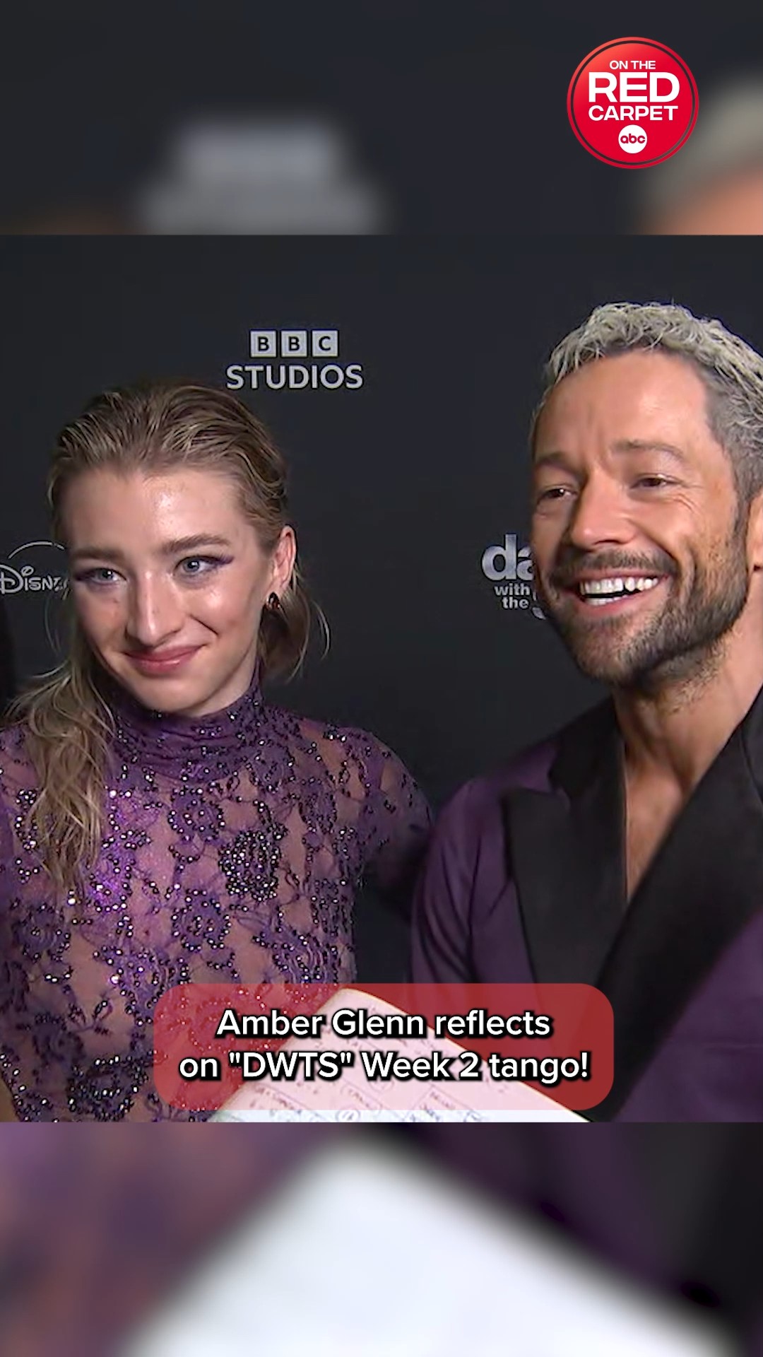 Amber Glenn reflects on "DWTS" Week 2 tango!