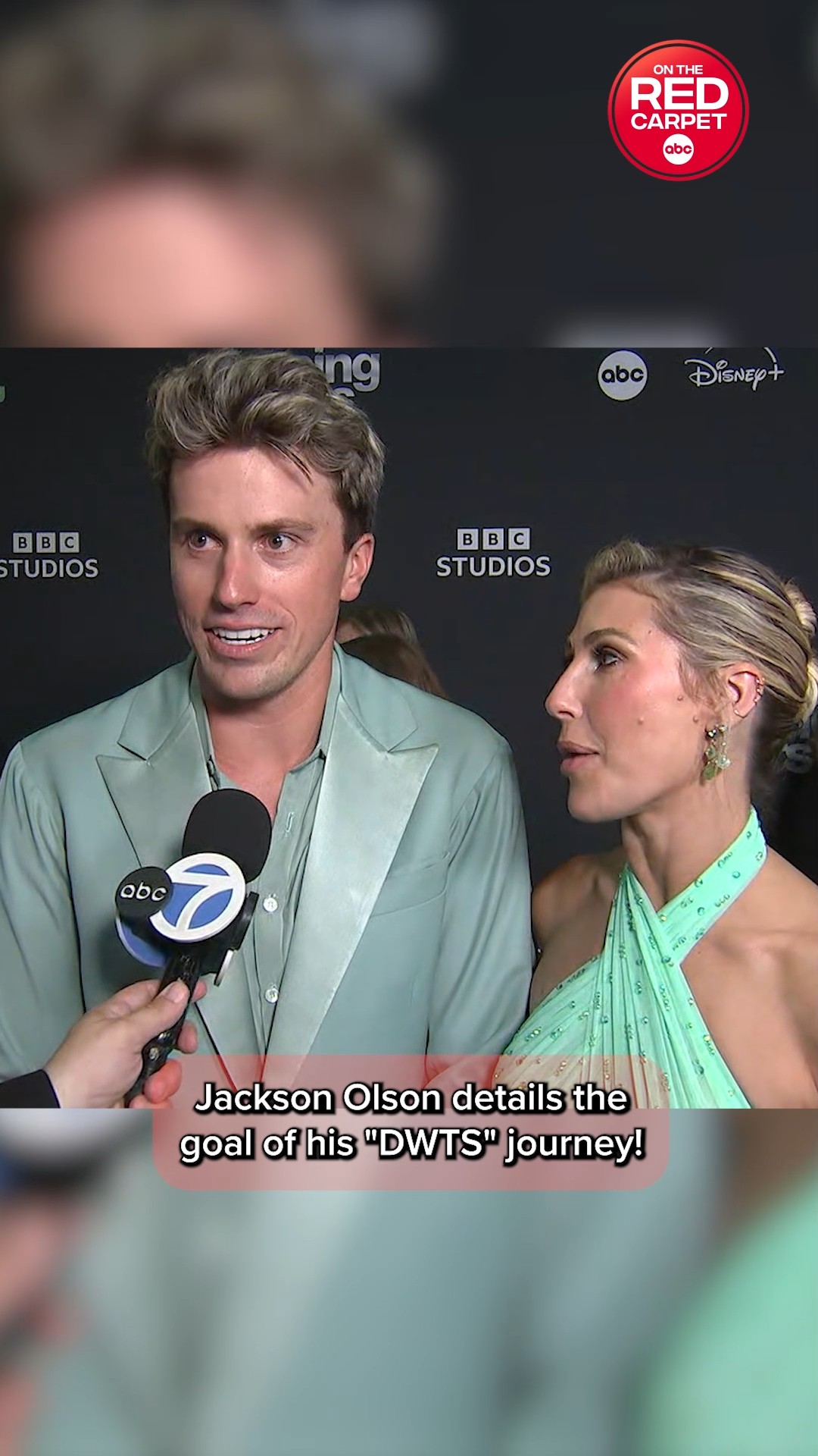 Jackson Olson details the goal of his "DWTS" journey!