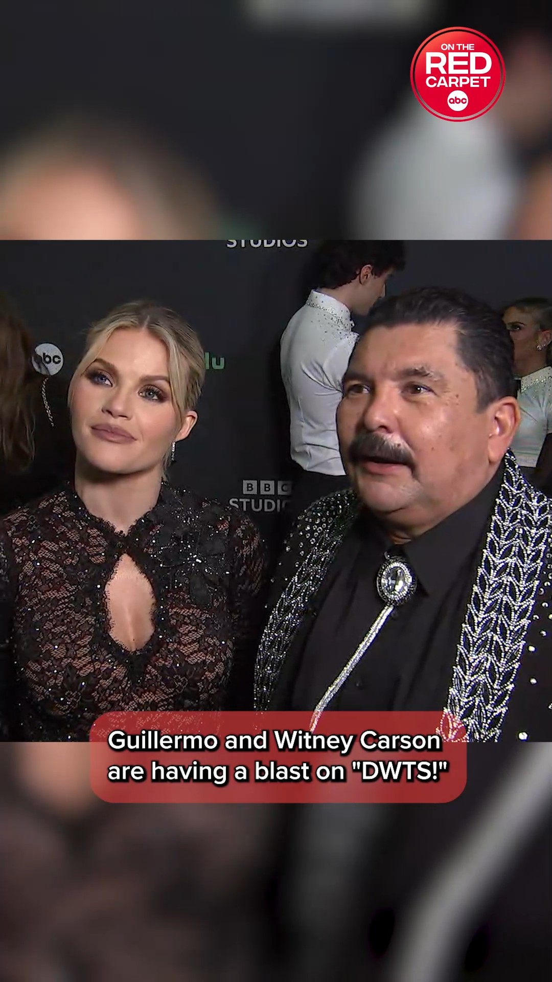 Guillermo and Witney Carson are having a blast on "DWTS!"